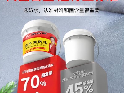 沃特浦防水涂料屋顶补漏王材料耐高